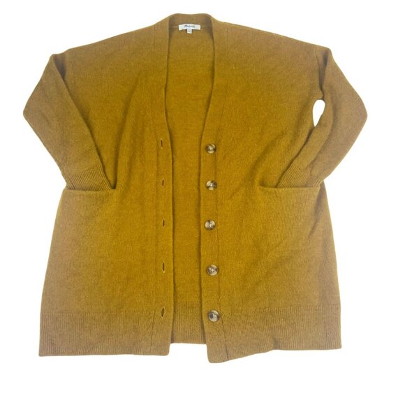 Madewell Yellow Sweater Alpaca Wool Fall Soft XXS - Picture 3 of 11